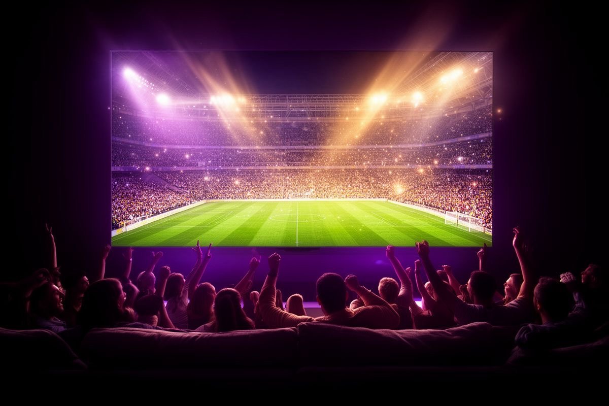 Voetbalwedstrijd in 4K op tv via Pandora IPTV